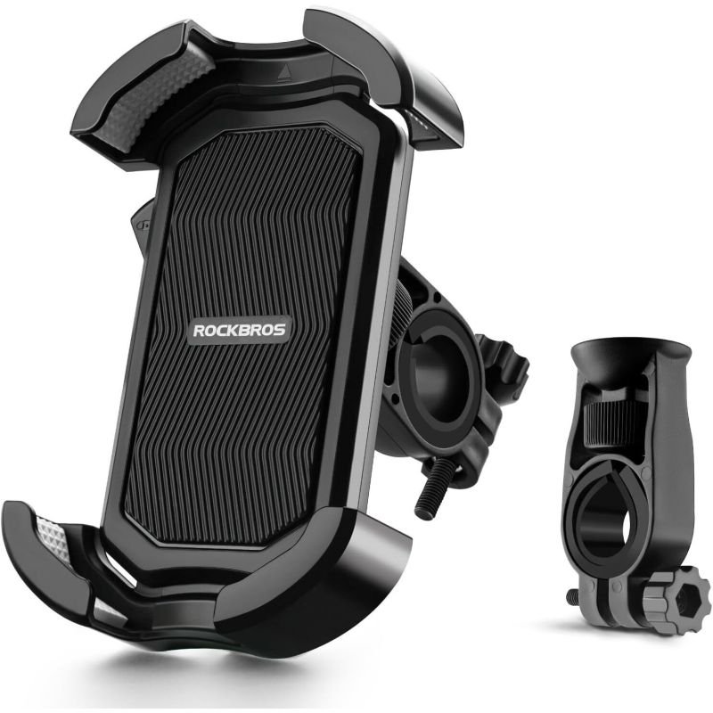lupin-wear-ca-rockbros-bike-phone-holder-4-7-6-8-black-1897241 Rockbros Bike Phone Holder 4.7-6.8" Black - Image 1