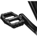 Rockbros black platform bicycle pedals - Image 2
