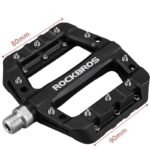 Rockbros black platform bicycle pedals - Image 3
