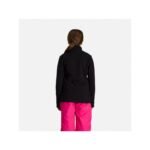 ROSSIGNOL Girl 1/2 Zip Fleece Sweatshirt Black - Image 2