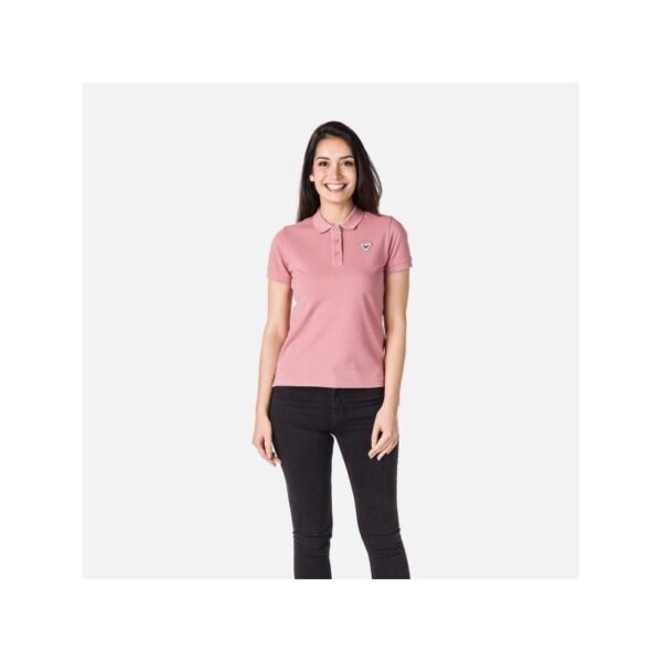 ROSSIGNOL W Logo Polo Shirt Pink