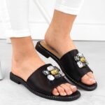 S.Barski W OLI262A black zirconium flip-flops - Image 3