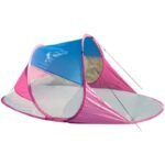 SELF-EXPLODING BEACH SCREEN TENT BLUE AND PINK - Image 3