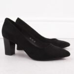 Sergio Leone W PB403 SK429B Block Heel Pumps - Image 5