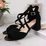 Sergio Leone W SK367A black block heel sandals - Image 2