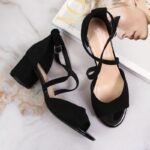 Sergio Leone W SK367A black block heel sandals - Image 3