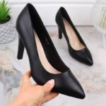 Sergio Leone W SK415A black high heel pumps - Image 2