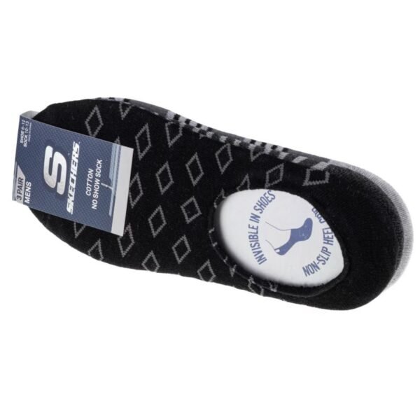 Skechers 3pk Mens Invisibles Socks S113816-GRY Gray 41-46