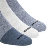 Skechers 3pk Mens Qtr Colorbloc Socks S118998-BLU Multicolor 41-46 - Image 2