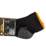 Skechers 3pk Mens Work Qtr Socks S115423-BLK Black 41-46 - Image 3