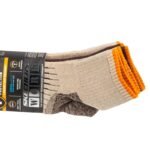 Skechers 3pk Mens Work Qtr Socks S115423-SAND Beige 41-46 - Image 3