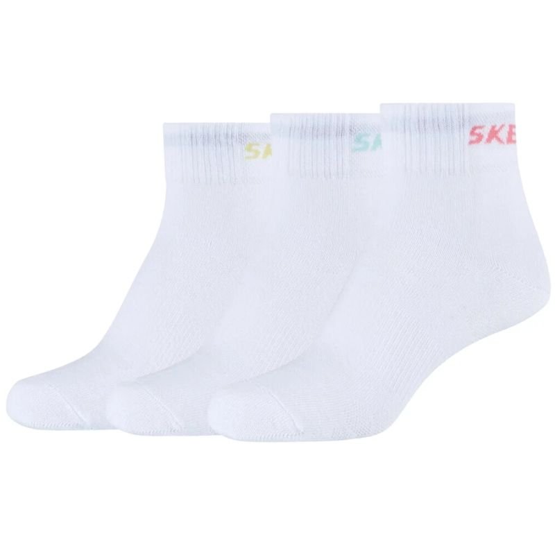 lupin-wear-ca-skechers-3ppk-wm-mesh-ventilation-quarter-socks-sk42022-1000-white-35-38-1653154 Skechers 3PPK Wm Mesh Ventilation Quarter Socks SK42022-1000 White 35-38 - Image 1