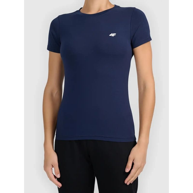 lupin-wear-ca-slim-t-shirt-from-the-4f-women-s-basic-collection-4fwmm00ttshf3306-31s-2056756 Slim T-shirt from the 4F womens basic collection 4FWMM00TTSHF3306-31S - Image 1