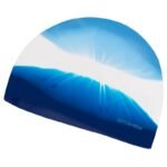 Spokey ABSTRACT silicone swimming cap