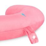 Spokey SERPENTE 941254 flamingo travel headrest with smartphone holder - Image 4