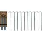 TENT PEGS 23CM SET OF 10 METAL REDCLIFFS
