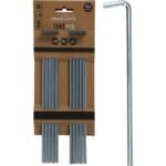 TENT PEGS 23CM SET OF 10 METAL REDCLIFFS - Image 5