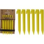 TENT PEGS 23CM SET OF 6 PLASTIC REDCLIFFS