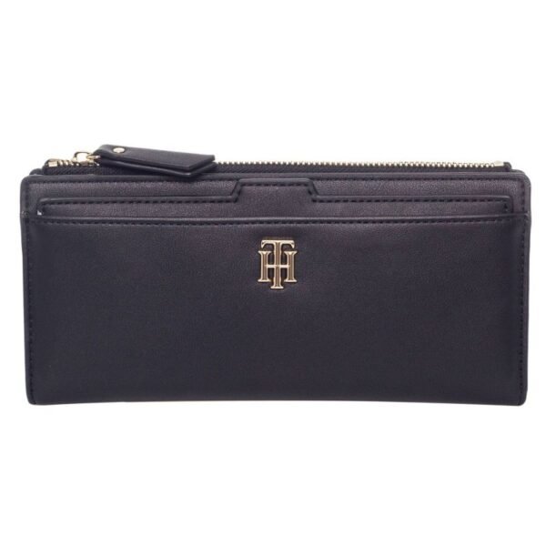 Tommy Hilfiger Seasonal Slim Womens Wallet Black - AW0AW08917 0GJ