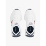 Tommy Hilfiger womens FLAG LOW CUT LACE-UP SNEAKERS T3X9-33877-1695X336-X336 WHITE/BLUE - Image 2