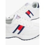Tommy Hilfiger womens FLAG LOW CUT LACE-UP SNEAKERS T3X9-33877-1695X336-X336 WHITE/BLUE - Image 7