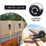 TRANSPORT LASHING STRAP WITH AUTOMATIC RATCHET 250KG 4M - Image 7