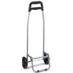 TROLLEY SHOPPING BAG ON WHEELS WITH FRAME 25L GRAY - Image 2