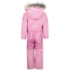 Trollkids Kids Kirkenes Snowsuit for Girls, Snowy, Waterproof, Pink (387-231) - Image 2