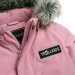 Trollkids Kids Kirkenes Snowsuit for Girls, Snowy, Waterproof, Pink (387-231) - Image 3