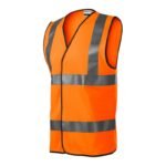 Unisex HV Bright Reflective Vest (Fluorescent Orange)