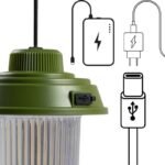 USB CAMPING LAMP FLASHLIGHT 3 TYPES OF LIGHT REDCLIFFS KHAKY - Image 4