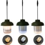 USB CAMPING LAMP FLASHLIGHT 3 TYPES OF LIGHT REDCLIFFS KHAKY - Image 5