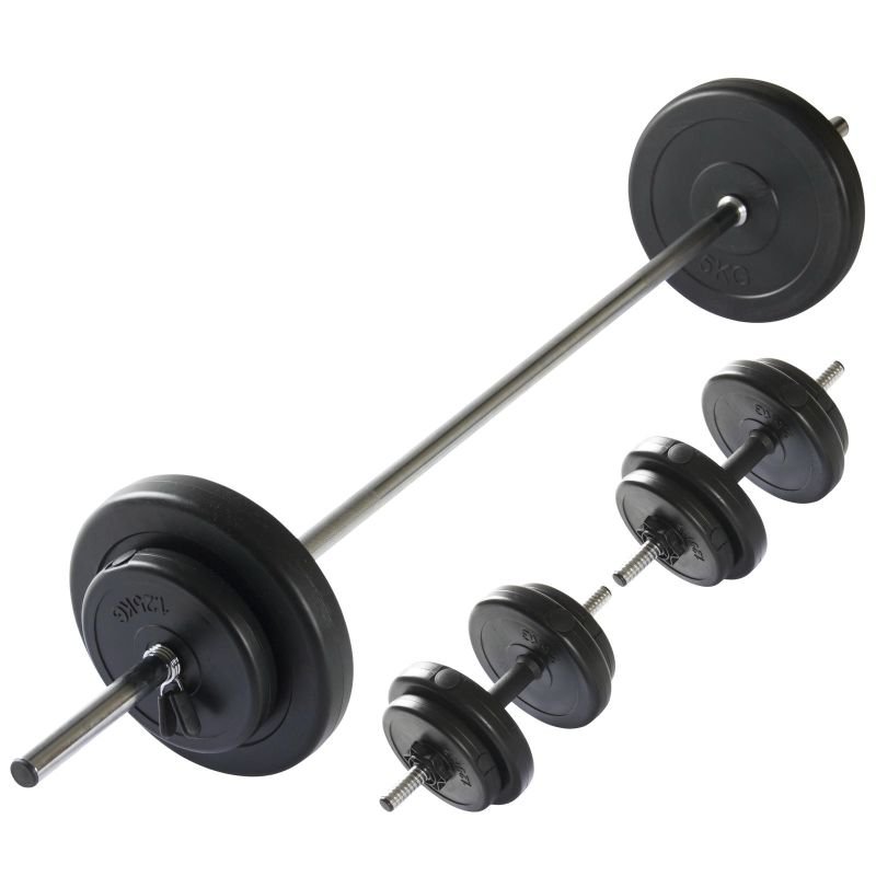 lupin-wear-ca-virtufit-adjustable-barbell-set-dumbbell-set-30-5-kg-black-1593611 VIRTUFIT ADJUSTABLE BARBELL SET - DUMBBELL SET - 30.5 KG - BLACK - Image 1