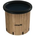 VIRTUFIT ICE BATH XXL - 375 LITERS - IMITATION WOOD - WITH ACCESSORIES - Image 2