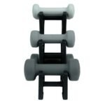 VIRTUFIT NEOPRENE DUMBBELL SET - BAR BELL SET - WITH HANDLE - Image 3