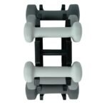 VIRTUFIT NEOPRENE DUMBBELL SET - BAR BELL SET - WITH HANDLE - Image 4