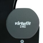 VIRTUFIT NEOPRENE DUMBBELL SET - BAR BELL SET - WITH HANDLE - Image 8