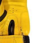 (W) TOP TEN FIGHT RTT-2 Boxing Gloves 10 oz Black and Yellow - Image 2