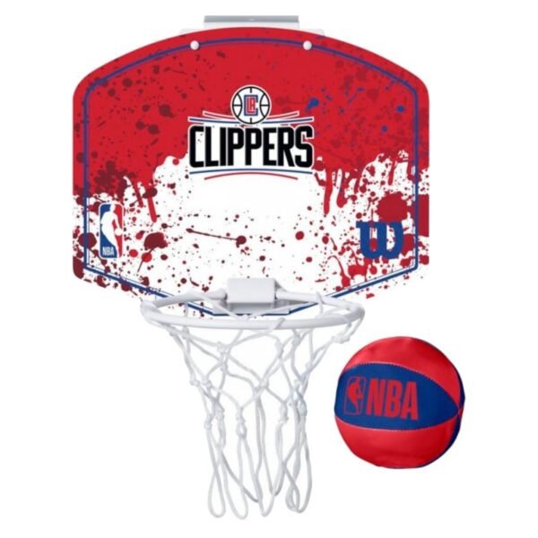 Wilson NBA Team Los Angeles Clippers Mini Hoop Basketball Backboard WTBA1302LAC