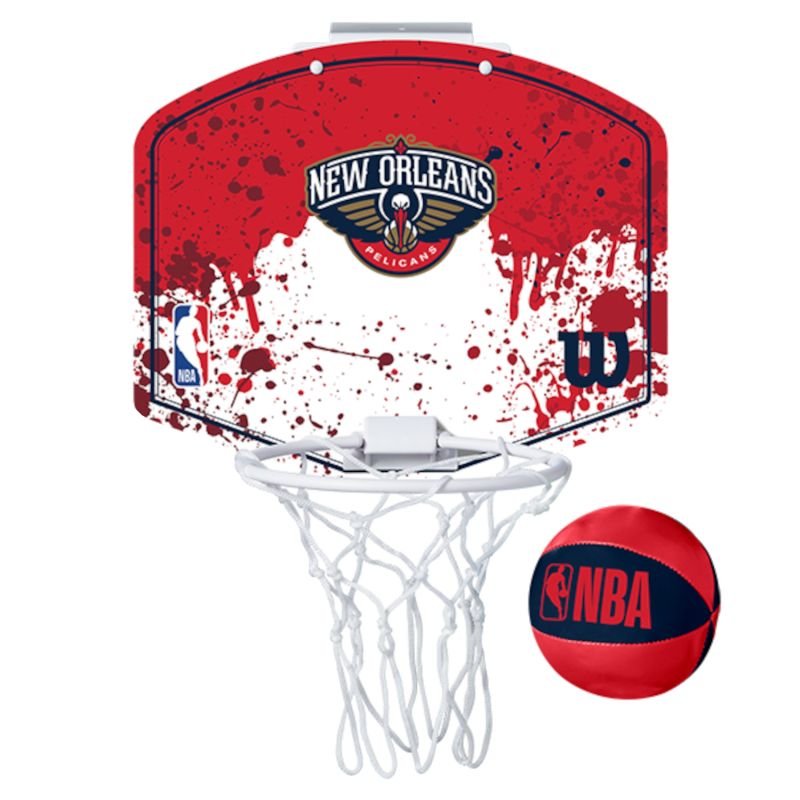lupin-wear-ca-wilson-nba-team-new-orleans-pelicans-mini-hoop-basketball-backboard-wtba1302nop-950861 Wilson NBA Team New Orleans Pelicans Mini Hoop Basketball Backboard WTBA1302NOP - Image 1