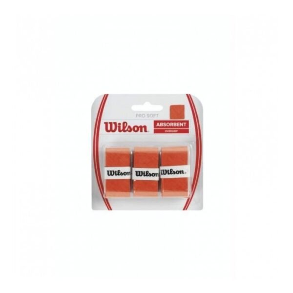Wilson Pro Soft Overgrip wraps 3 pcs WRZ4040OR