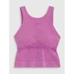 Womens 4F Slim Quick-Drying Yoga and Pilates Top 4FWAW25TFSLF578-54A - Image 6