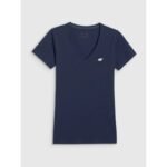 Womens basic V-neck T-shirt 4F 4FWMM00TTSHF3307-31S - Image 3