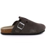 Womens brown leather closed-toe mules Vinceza 101332 - Image 2
