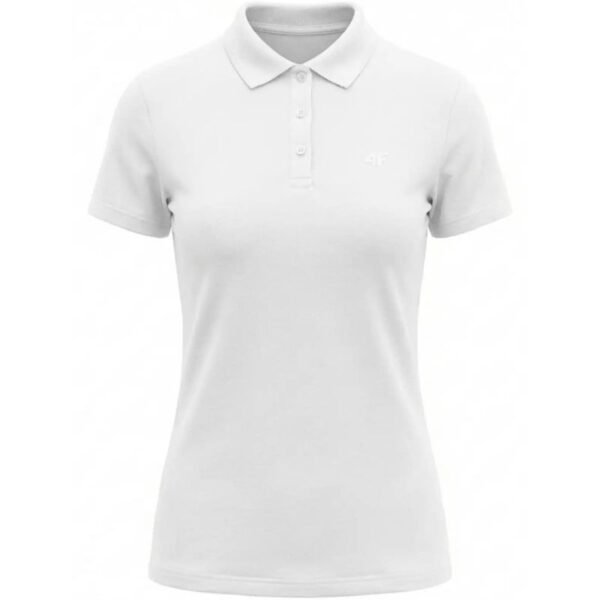 Womens polo shirt 4F F0768 white 4FWMM00TPTSF0768 10S