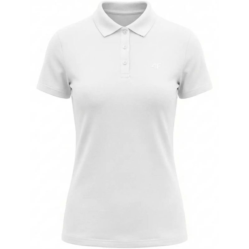 lupin-wear-ca-women-s-polo-shirt-4f-f0768-white-4fwmm00tptsf0768-10s-2873317 Womens polo shirt 4F F0768 white 4FWMM00TPTSF0768 10S - Image 1