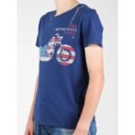 Wrangler S/S Biker Flag Tee W7A53FK 1F - Image 5