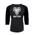 WTB RAGLAN T-shirt long sleeve gray black S - Image 2