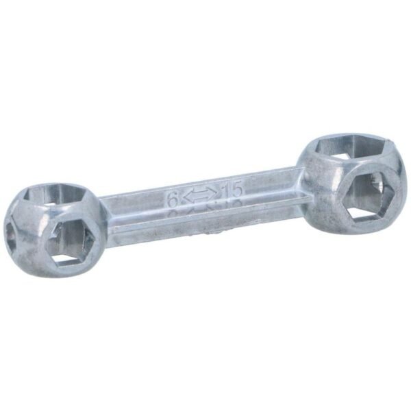 10-FUNCTION BONE-SHAPED BICYCLE GEAR WRENCH