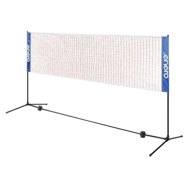 3-in-1 adjustable badminton/volleyball/tennis posts + ENERO cover